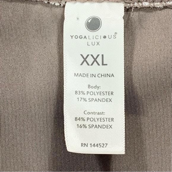 Yogalicious Lux NWT Full Zip Lightweight Fitted Yoga/Athletic Jacket - Size XXL - Picture 13 of 15